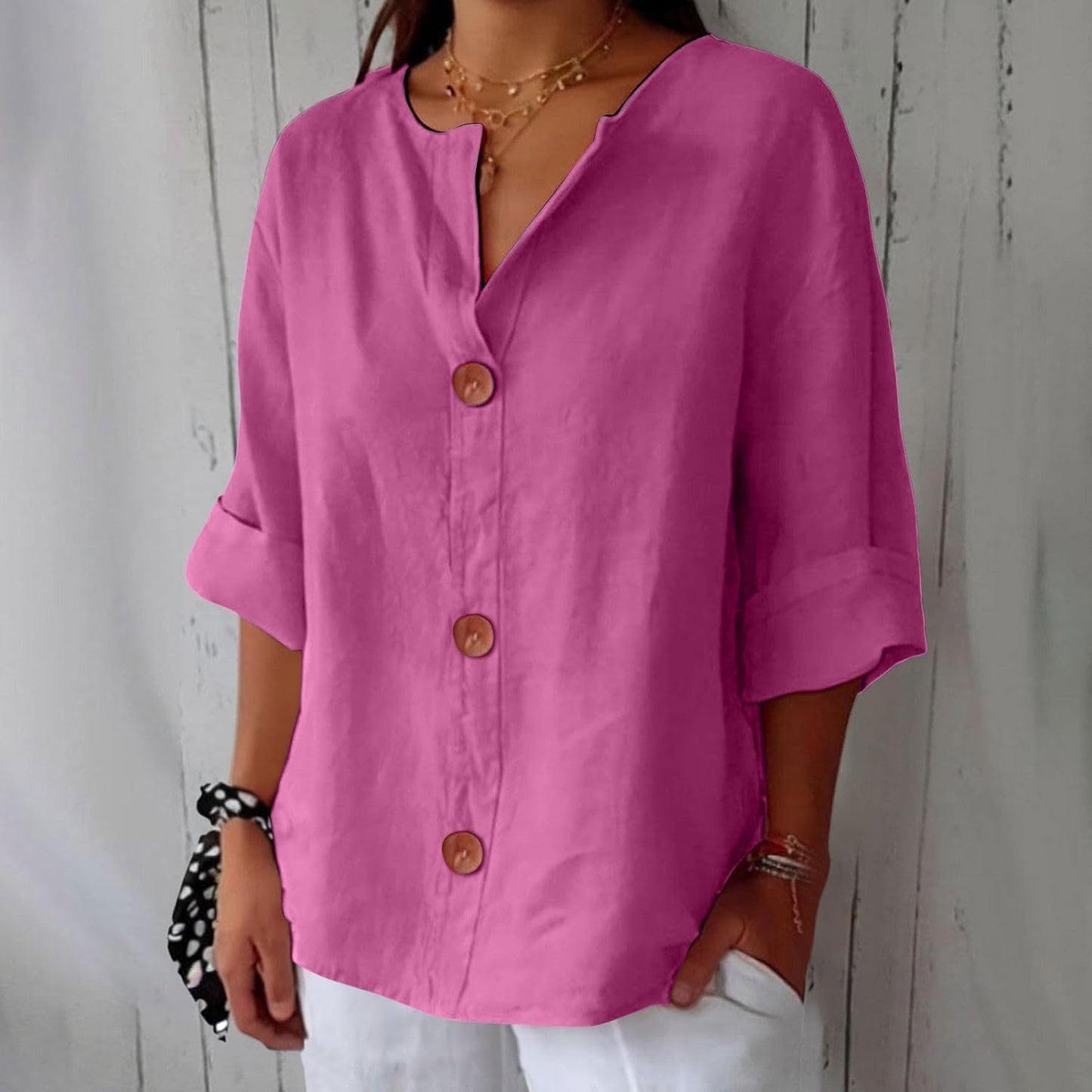 Emma™ | Blusa in Lino
