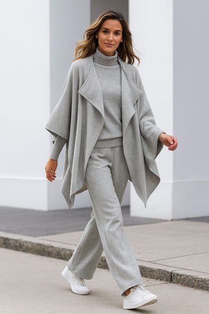 Elena – Completo Cardigan, Maglia & Pantalone