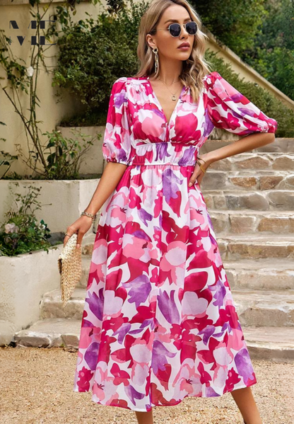 Elena – Abito Midi Modellante