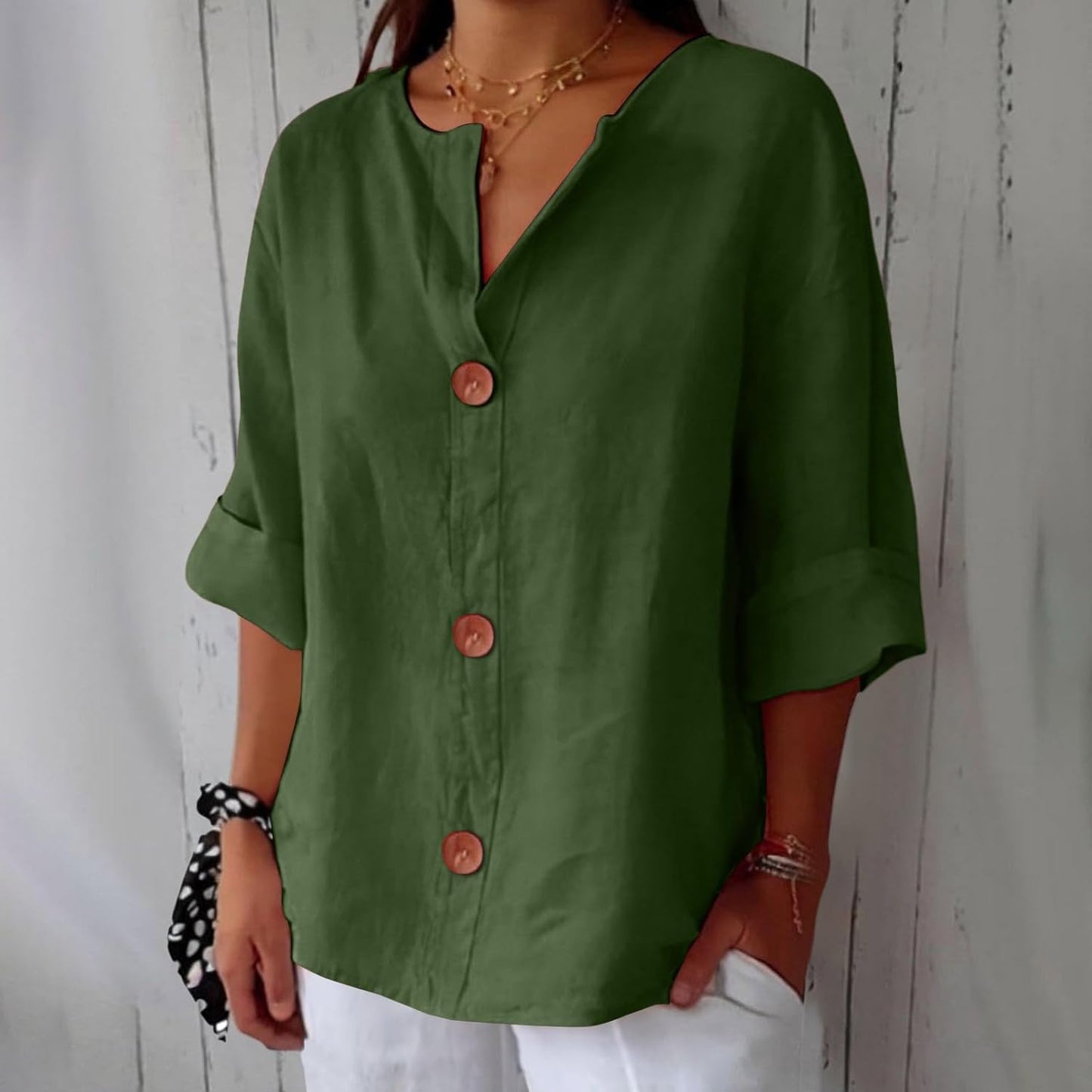 Emma™ | Blusa in Lino